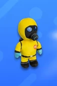Stumble Guys Hazmat Peluş 17 Cm thumbnail 3