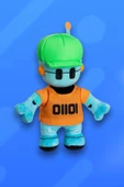 Stumble Guys Robot Guy Peluş 17 Cm thumbnail 4