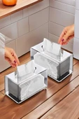 2'li Set Clear Peçete Organizeri thumbnail 3