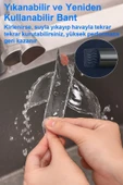 2 Metre Çift Taraflı NanoFix Şeffaf Güçlü Bant thumbnail 6