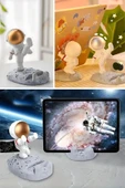 Mini Astronot Model Telefon ve Tablet Tutucu Standı thumbnail 4
