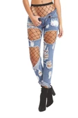 Arias Closet Siyah Fileli Külotlu Çorap thumbnail 1