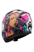 LS2 RAPID 2 CYBERG KAPALI KASK MAT MOR thumbnail 3
