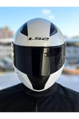 LS2 Rapid 2 Beyaz Kask Siyah Vizörlü thumbnail 4
