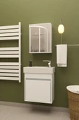 makbulce Aynalı Lavabolu Dolap Alt-Üst thumbnail 4