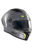 MT Helmets MT Stınger 2 Solıd A12 Parlak Gri Kapalı Kask thumbnail 2