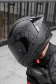 LS2 Rapıd 2 Race Takaroa Mat Siyah Kask thumbnail 4
