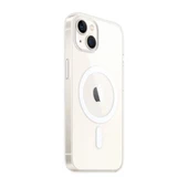 İphone 14 Kılıf Magneticsafe Şeffaf Silikon - Şeffaf thumbnail 1