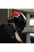 LS2 RAPID 2 GRID MAT BEYAZ-KIRMIZI KASK thumbnail 1