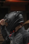 LS2 Rapıd Race Takaroa Mat Siyah Kask thumbnail 7