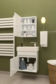 makbulce Aynalı Lavabolu Dolap Alt-Üst thumbnail 5