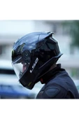 LS2 Stream 2 Parlak Siyah Kask thumbnail 1