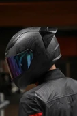 LS2 Rapıd 2 Race Takaroa Mat Siyah Kask + Spoiler thumbnail 3