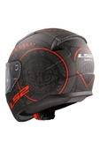 LS2 RAPID 2 TAKAROA MAT SİYAH-KIRMIZI KASK thumbnail 3