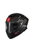 MT KASK THUNDER 4 SV LUMİNENCE D1 MAT GRİ/SİYAH thumbnail 2