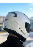 LS2 Rapid 2 Beyaz Kask Siyah Vizörlü thumbnail 7