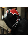 LS2 RAPID 2 GRID MAT BEYAZ-KIRMIZI KASK thumbnail 7