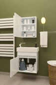 makbulce Aynalı Lavabolu Dolap Alt-Üst thumbnail 5
