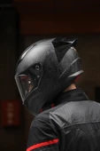 LS2 Rapıd Race Takaroa Mat Siyah Kask thumbnail 4