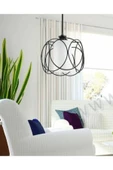 Trend Kitchen Siyah Tekli Salon Avize thumbnail 1