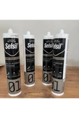 Selsil Şeffaf Silikon 4 Adet thumbnail 1
