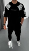 ERKEK Baskılı T-Shirt - Siyah thumbnail 3