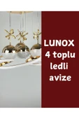 LUNOX 4 TOPLU TAŞLI LED AVİZE thumbnail 1