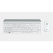 Logitech MK470 920-009436 Beyaz Kablosuz Klavye Mouse Seti thumbnail 2