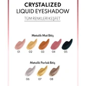Note Crystalized Liquid Eyeshadow Likit Metalik Göz Farı - 03 Eclipse thumbnail 3