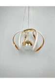 LUNOX Arya-1gd/tek toplu taşlı led avize thumbnail 5