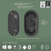 Logitech Pebble 2 Combo 920-012245 Siyah TKL Kablosuz Klavye Mouse Seti thumbnail 3
