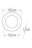 Cata 5146B 9W BEYAZ LED PANEL ARMATÜR thumbnail 4