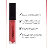 Note Hydramoist Lipgloss Nemlendirici Dudak Parlatıcısı - 08 Party Mood Kırmızı thumbnail 2