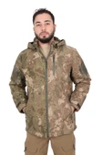 TSK kamuflajlı Tactical Softshell Mont thumbnail 1