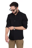 Siyah Tactical Outdoor Gömlek thumbnail 2