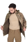 TSK kamuflajlı Tactical Softshell Mont thumbnail 5