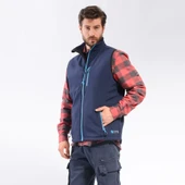 FreeCamp Vest Erkek Softshell Yelek-LACİVERT thumbnail 5