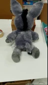 Oyuncak Peluş Simli Sevimli Eşek 50 cm thumbnail 4