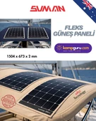 Sunman 175 Wp Flex Solar Panel -  Esnek Güneş Enerji Paneli thumbnail 2
