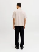 JJEHARRISON STRUCTURE POLO SS LN Moonbeam Moonbeam XL thumbnail 3