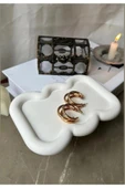 Dalgalı Bubble Taş Tozu Dekoratif Takı Tabak 2’li thumbnail 3