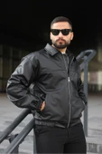 Oversize Erkek Deri Ceket thumbnail 4