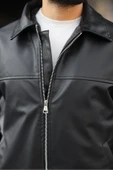 Oversize Erkek Deri Ceket thumbnail 5