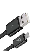 Bix Bx100mb 3a Usb-A To Mıcro Usb Chargıng Cable,Siyah thumbnail 3
