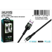 Auris CB64 Type-C 6 Amper Örgülü Kablo thumbnail 2