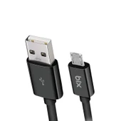 Bix Bx100mb 3a Usb-A To Mıcro Usb Chargıng Cable,Siyah thumbnail 1