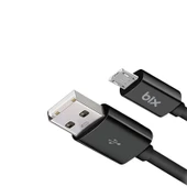 Bix Bx100mb 3a Usb-A To Mıcro Usb Chargıng Cable,Siyah thumbnail 2
