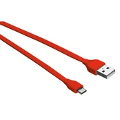 Trust 20137 Urban Flat Micro Usb 1M Kablo,Kırmızı thumbnail 1
