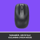 MK220 Kablosuz Türkçe Klavye Mouse Seti - Siyah thumbnail 4