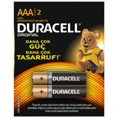 Duracell Alkalin İnce Kalem Pil (aaa) 2'li thumbnail 1